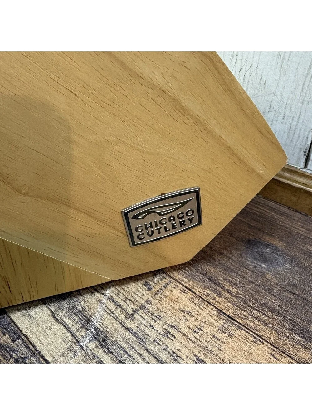 Chicago Cutlery 14-Slot Knife Block Maple Wood Storage Block Only
